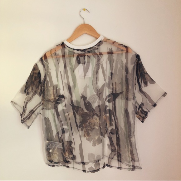 Zara Tops - Sheer Gauzy Paradise Top